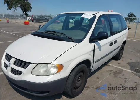 2003 Dodge Caravan Cv from USA, damaged, VIN 1D4GP21323B338087